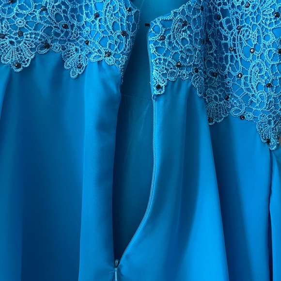 Vnaix Light Blue Homecoming Dress - Picture 4 of 5